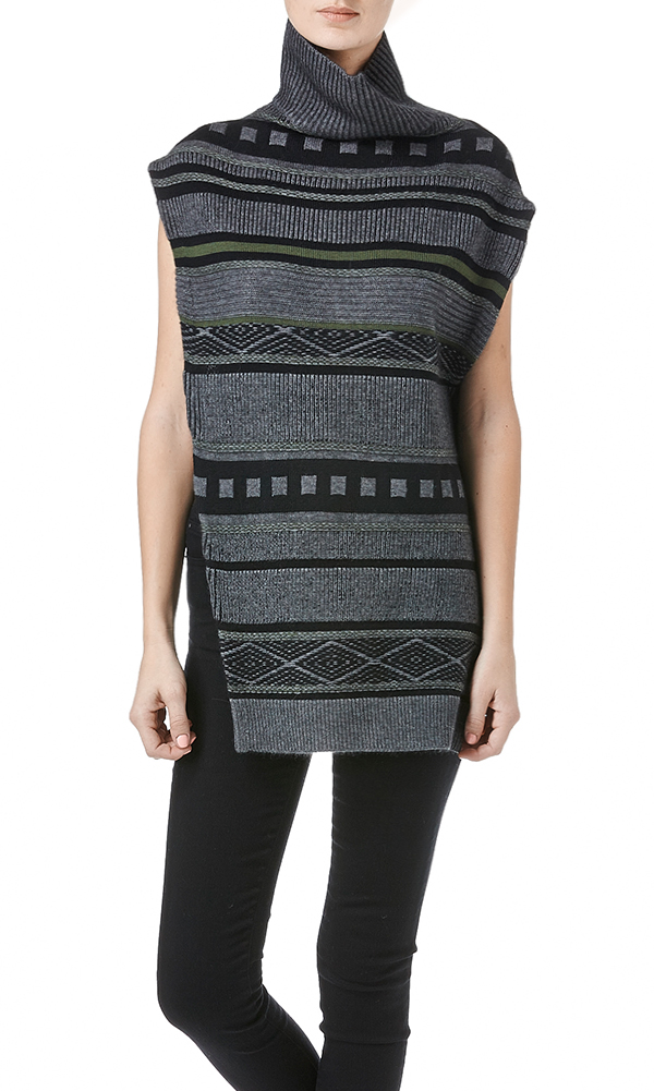 aztec printed sweater